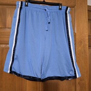 STARTER Light Blue Athletic Shorts with Navy Accents